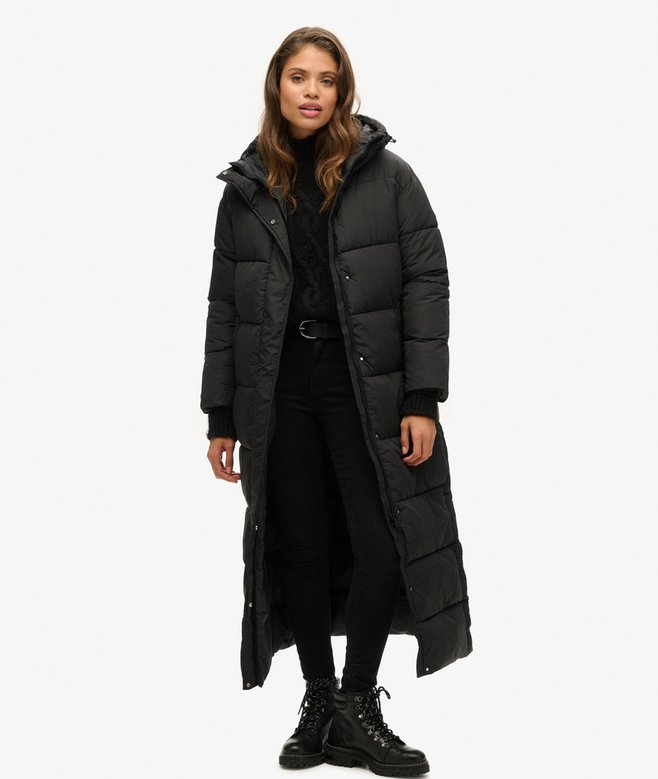 Superdry Hooded Maxi Puffer Coat