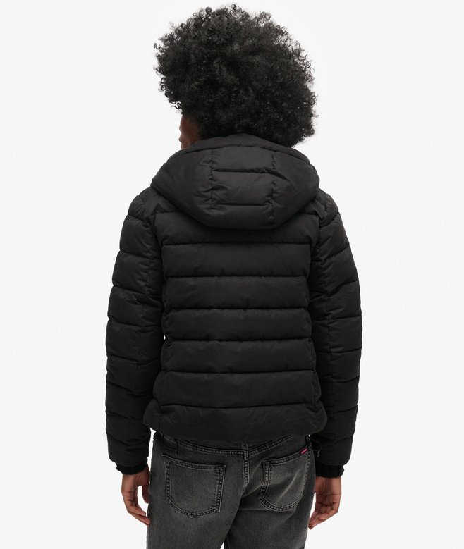 Superdry Hooded Microfibre Padded Jacket