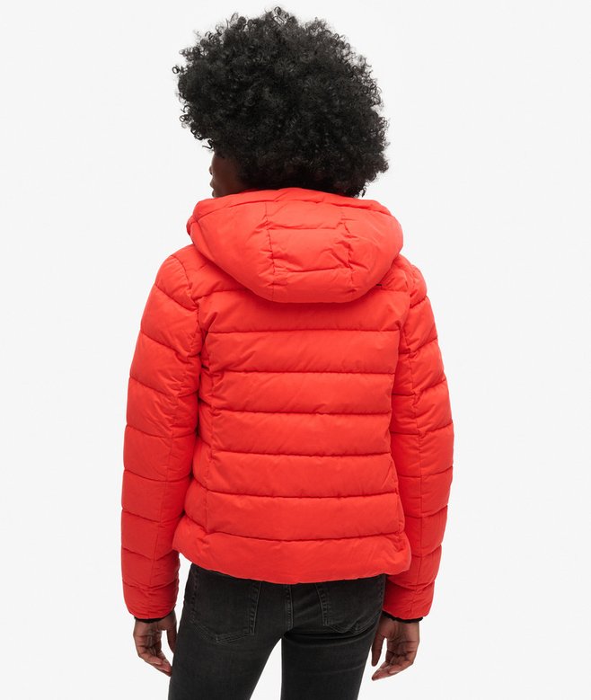 Superdry Hooded Microfibre Padded Jacket