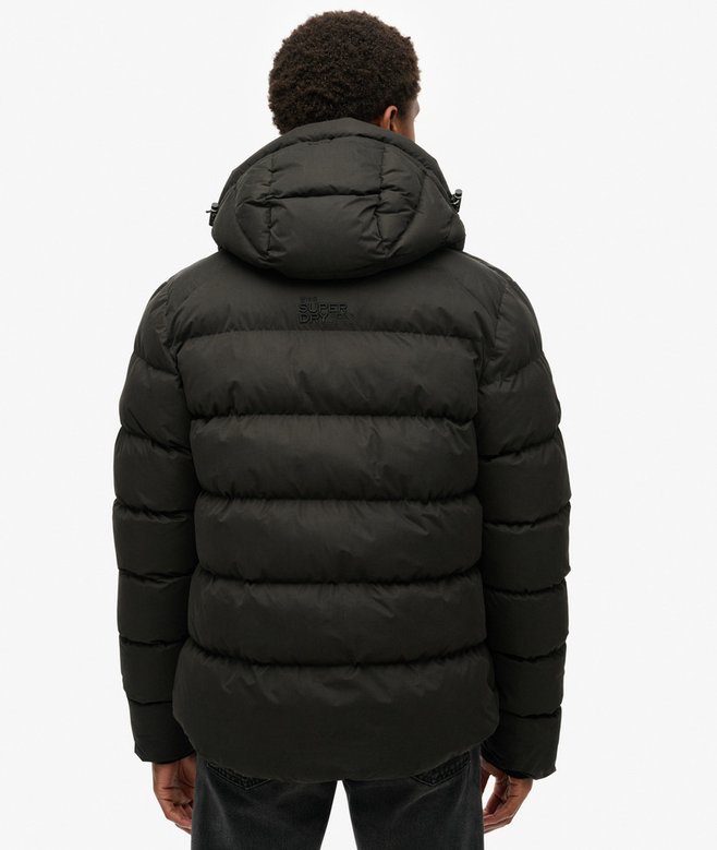 Superdry Hooded Microfibre Sport Puffer Jacket