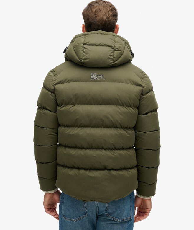 Superdry Hooded Microfibre Sport Puffer Jacket