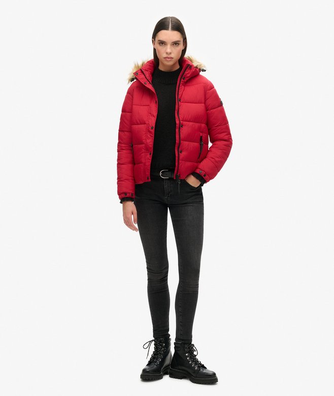 Superdry Hooded Mid Layer Short Jacket