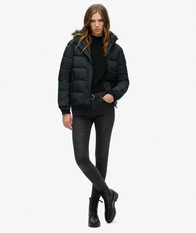 Superdry Hooded Mid Layer Short Jacket