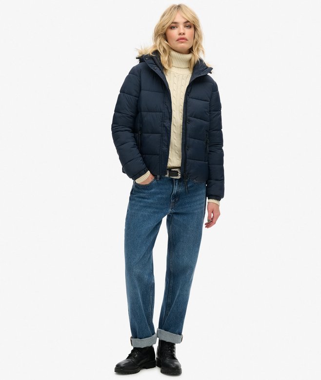 Superdry Hooded Mid Layer Short Jacket