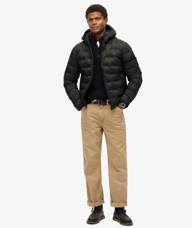 Superdry Hooded Quilted Puffer Coat