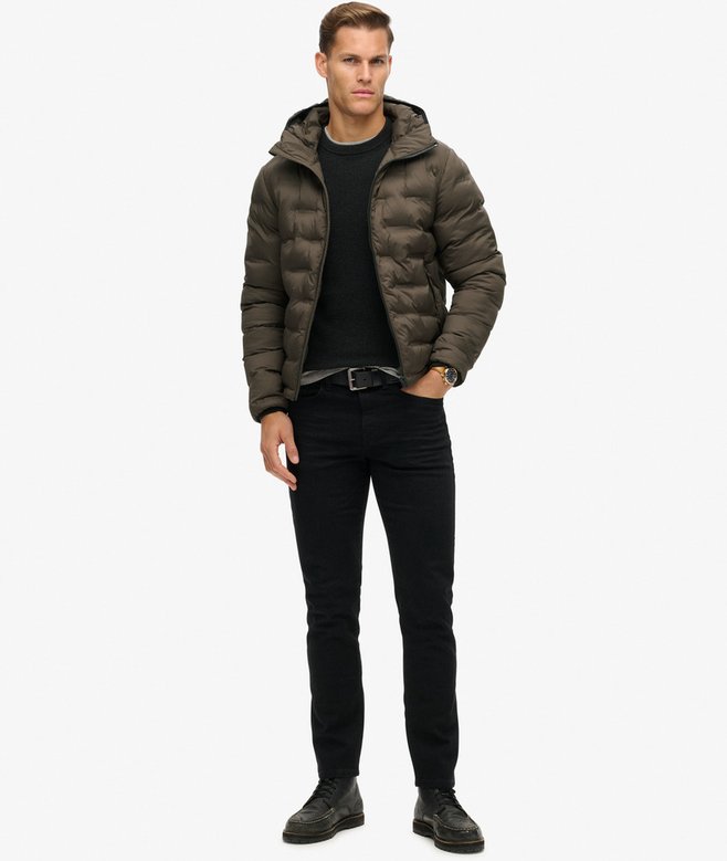 Superdry Hooded Quilted Puffer Coat