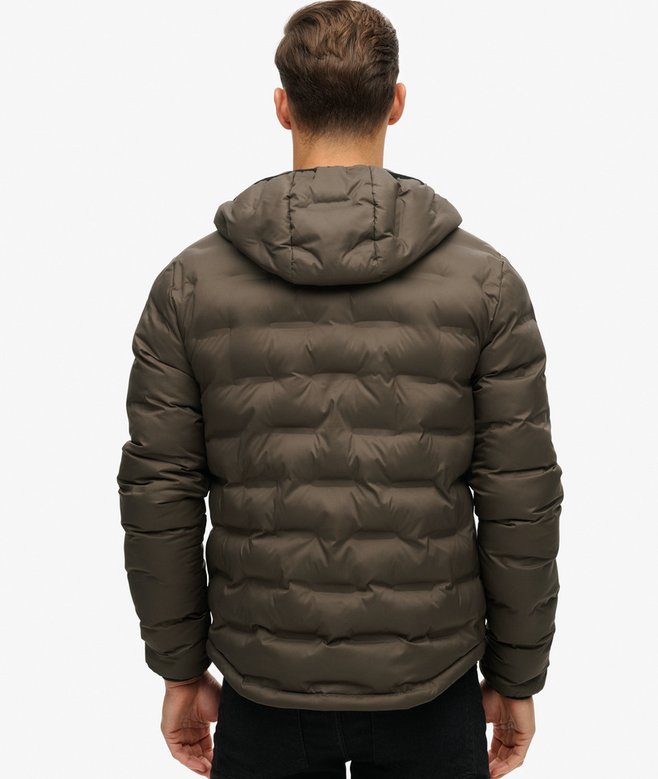 Superdry Hooded Quilted Puffer Coat