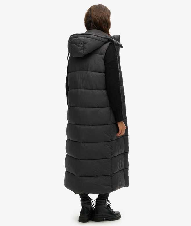 Superdry Hooded Ripstop Longline Gilet