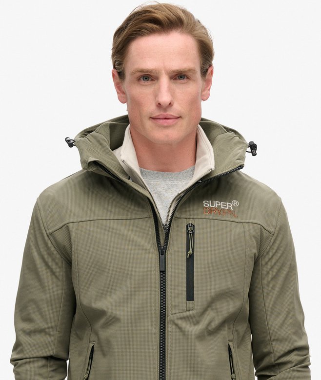 Superdry Hooded Ripstop Softshell Trekker Jacket