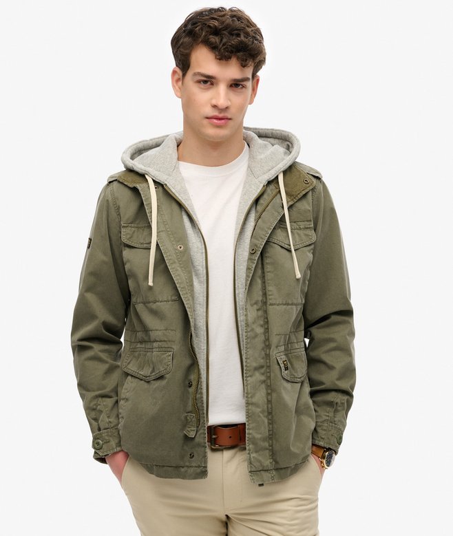 superdry Hooded Rookie Field Jacket