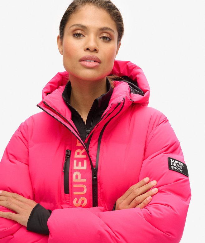 Superdry Hooded Ski Boxy Puffer Jacket