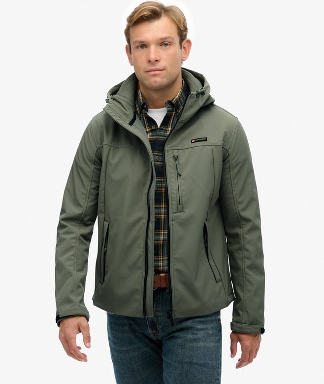 Superdry Hooded Soft Shell Trekker Jacket