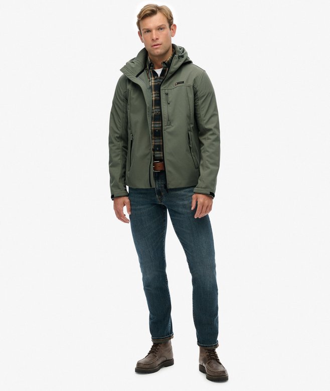 Superdry Hooded Soft Shell Trekker Jacket