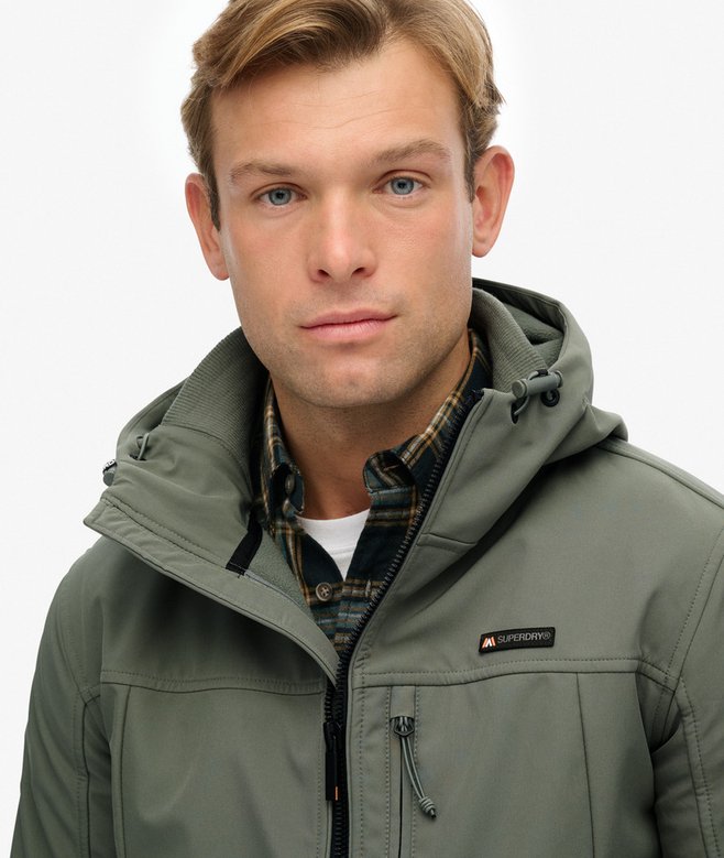 Superdry Hooded Soft Shell Trekker Jacket