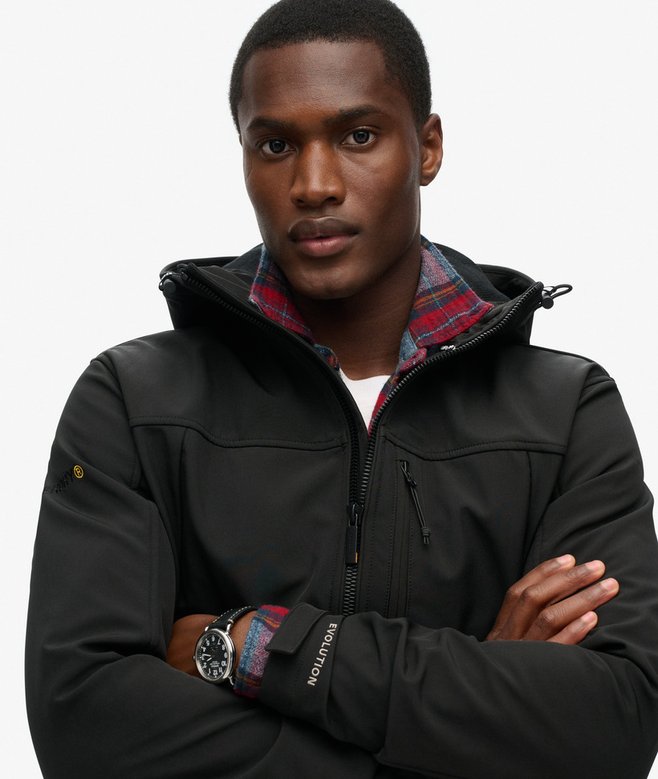 Superdry Hooded Soft Shell Trekker Jacket