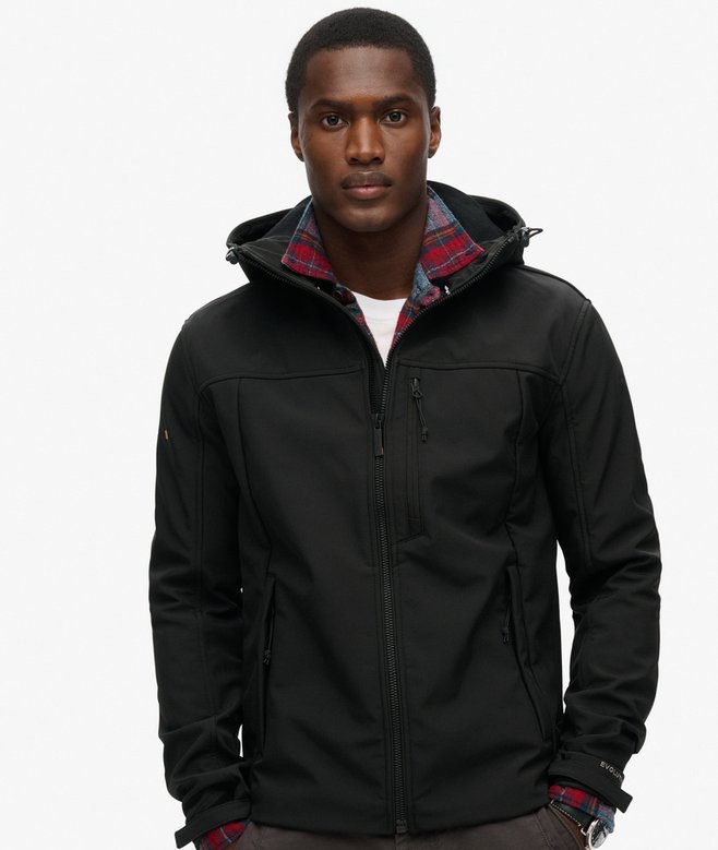 superdry Hooded Soft Shell Trekker Jacket