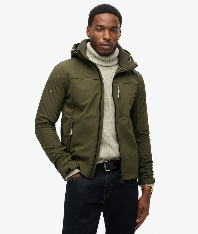 Superdry Hooded Soft Shell Trekker Jacket