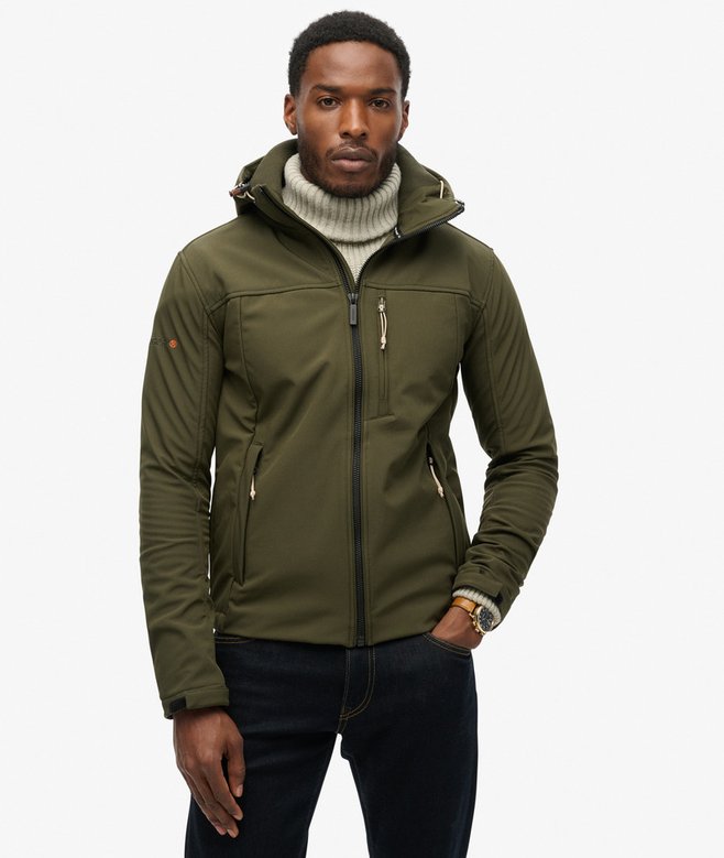 superdry Hooded Soft Shell Trekker Jacket