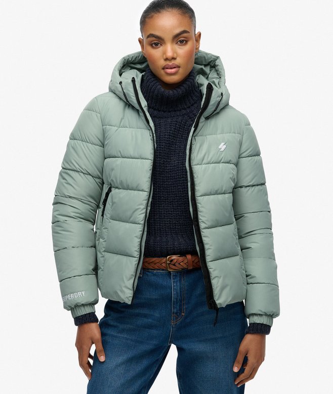superdry Hooded Spirit Sports Puffer Jacket