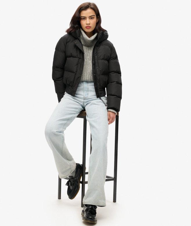 Superdry Hooded Sports Puffer Bomber Jacket