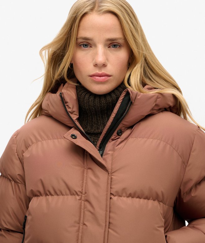 Superdry Hooded Sports Puffer Bomber Jacket