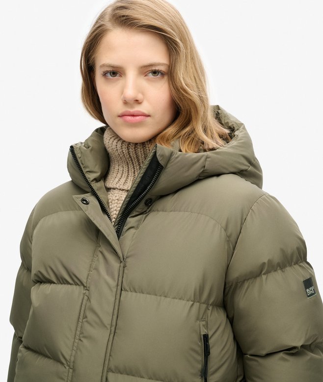 Superdry Hooded Sports Puffer Bomber Jacket