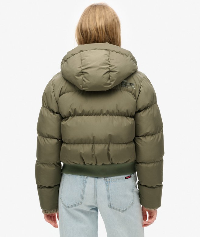 Superdry Hooded Sports Puffer Bomber Jacket