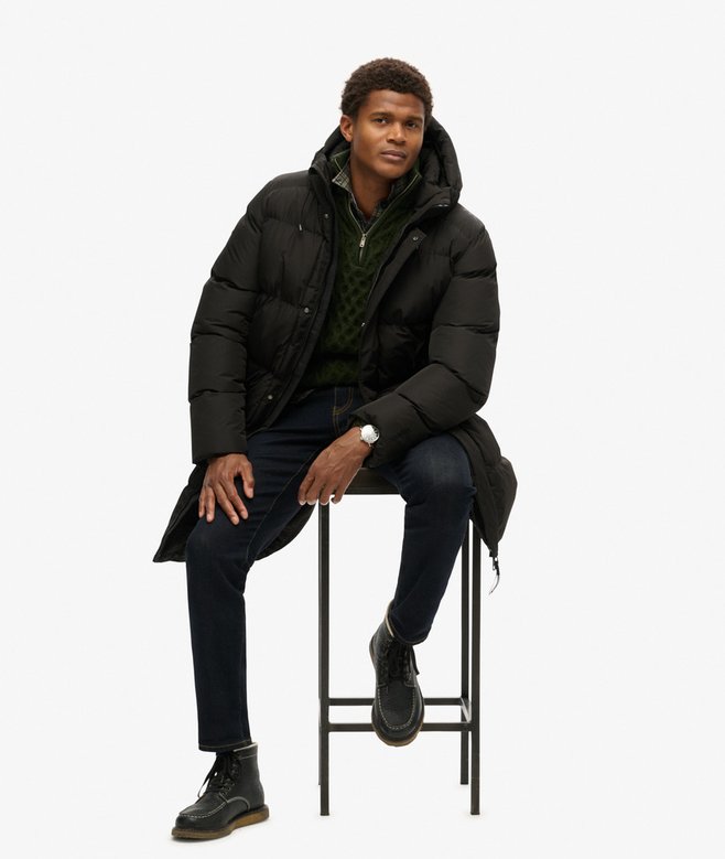 Superdry Hooded Sports Puffer Coat