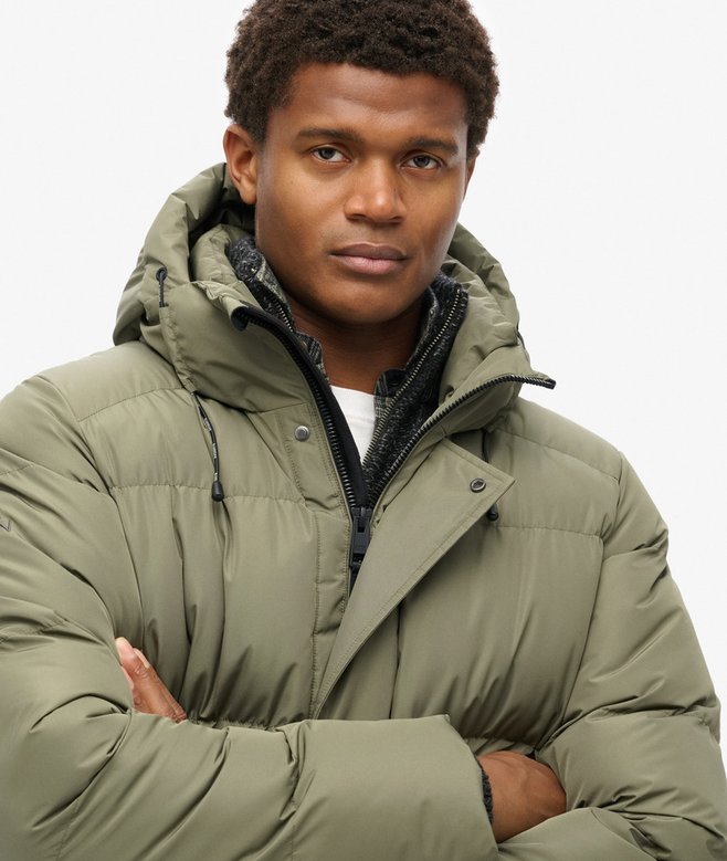 Superdry Hooded Sports Puffer Coat
