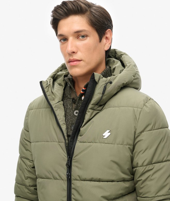 Superdry Hooded Sports Puffer Jacket