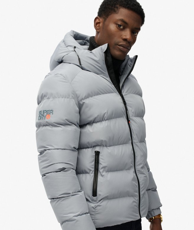 superdry Hooded Sports Puffer Jacket