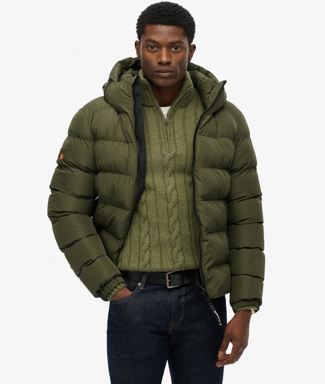 Superdry Hooded Sports Puffer Jacket