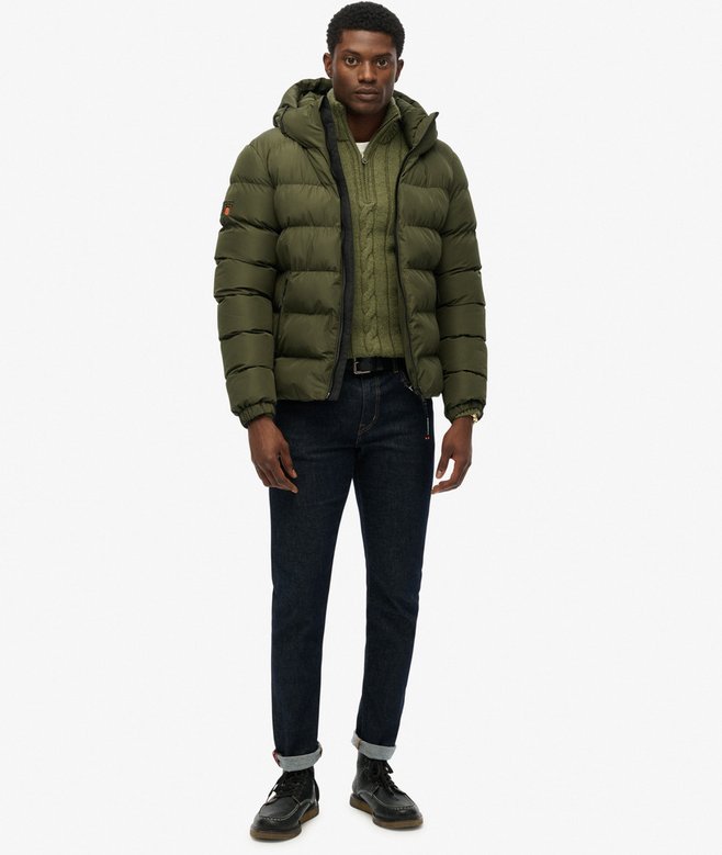 Superdry Hooded Sports Puffer Jacket