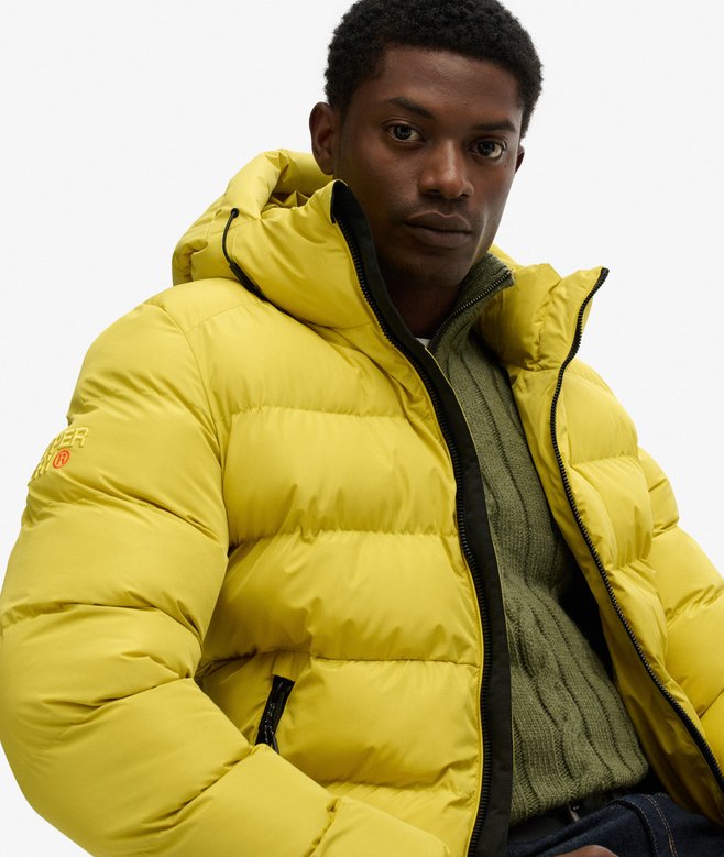 superdry Hooded Sports Puffer Jacket