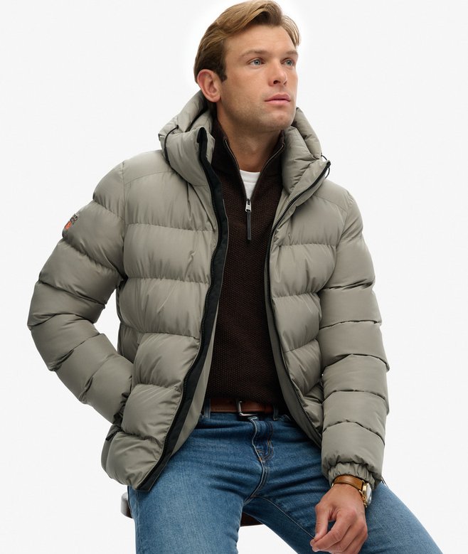 Superdry Hooded Sports Puffer Jacket