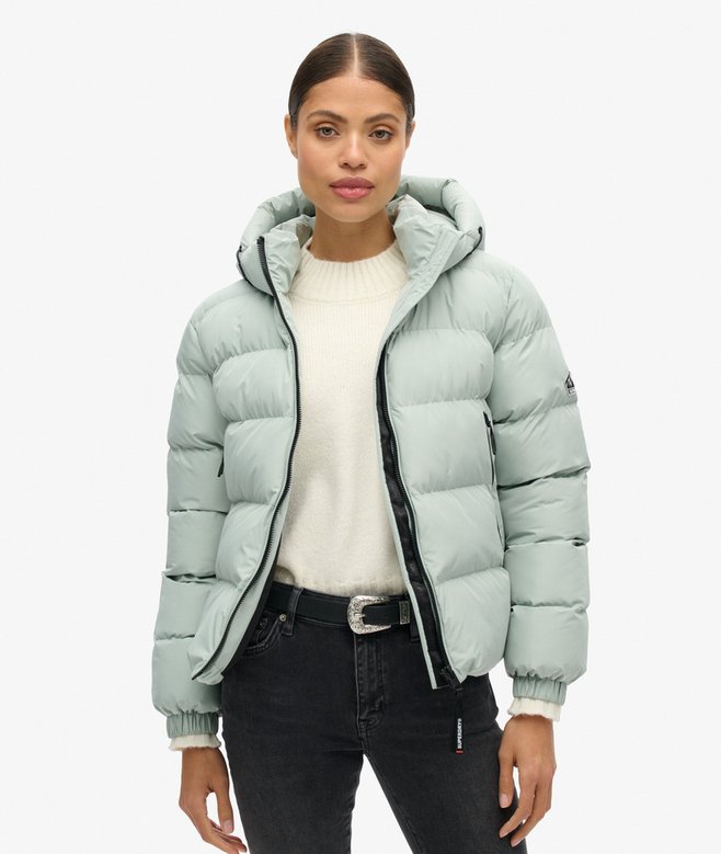 superdry Hooded Sports Puffer Jacket