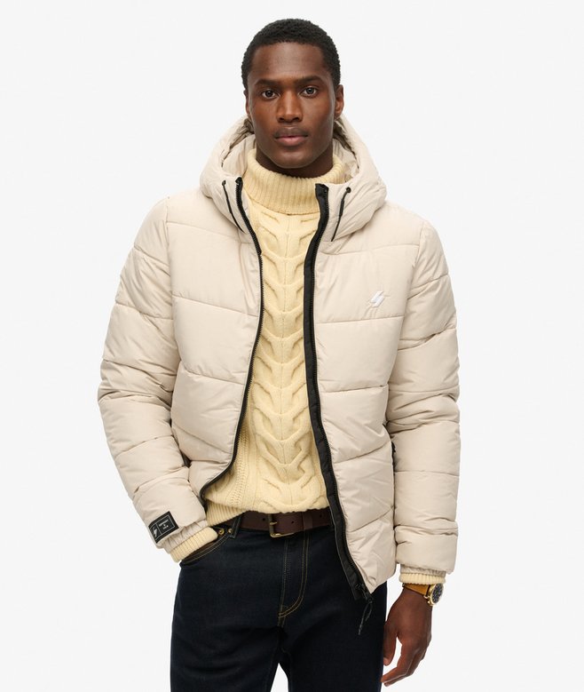 superdry Hooded Sports Puffer Jacket
