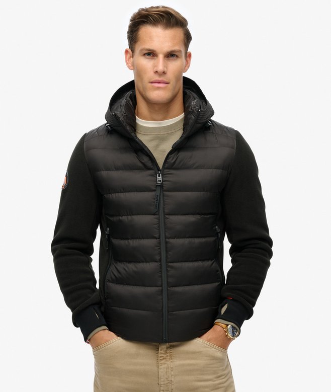 superdry Hooded Storm Fleece Bomber