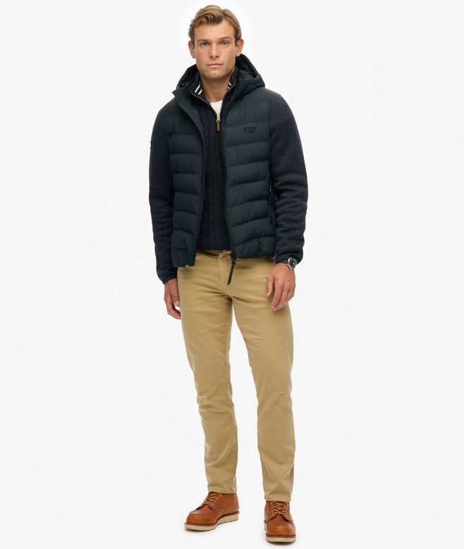 Superdry Hooded Storm Knit Hybrid Jacket