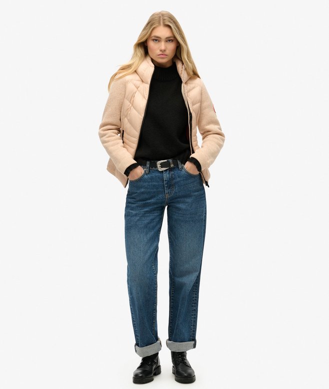 Superdry Hooded Storm Knit Hybrid Jacket