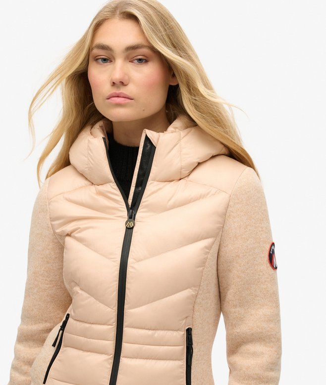 Superdry Hooded Storm Knit Hybrid Jacket