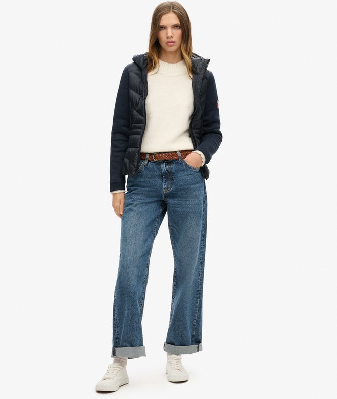 Superdry Hooded Storm Knit Hybrid Jacket