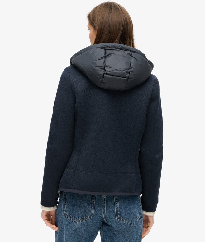 Superdry Hooded Storm Knit Hybrid Jacket