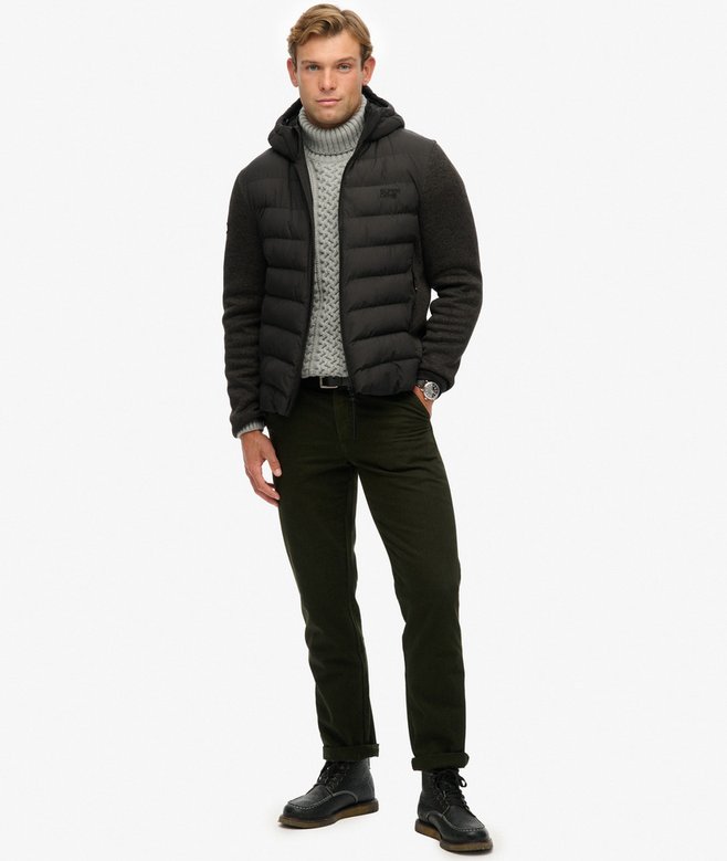 Superdry Hooded Storm Knit Hybrid Jacket