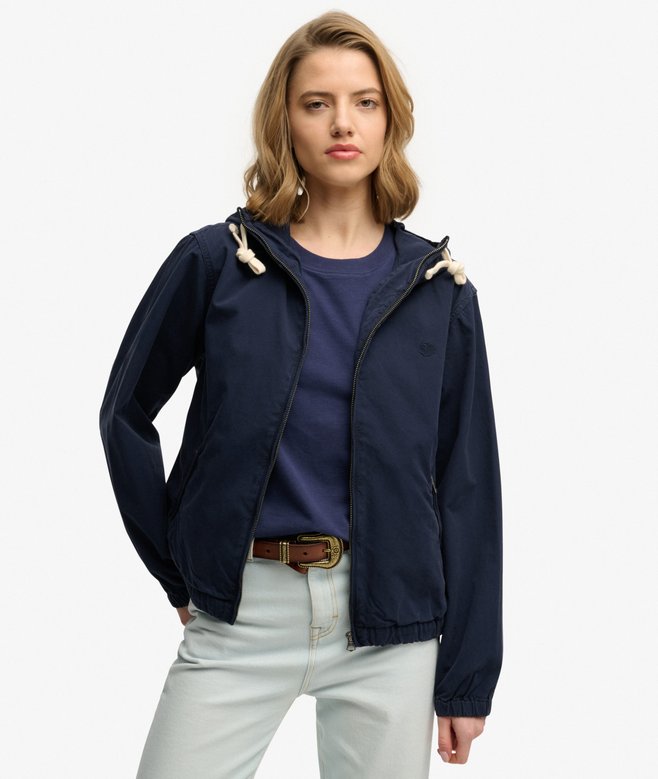 Superdry Hooded Washed Twill Jacket