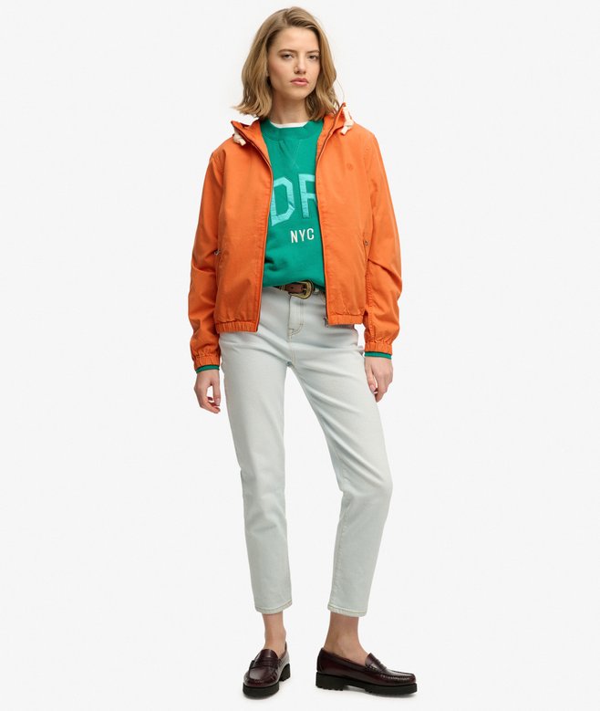 Superdry Hooded Washed Twill Jacket