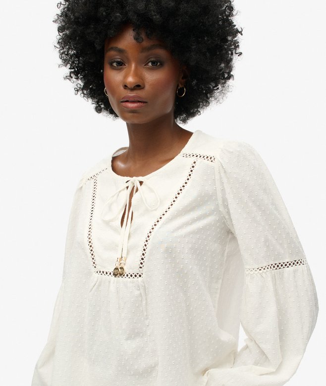 Superdry Ibiza Long Sleeve Beach Blouse