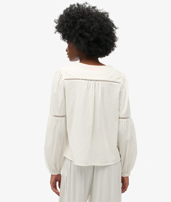 Superdry Ibiza Long Sleeve Beach Blouse