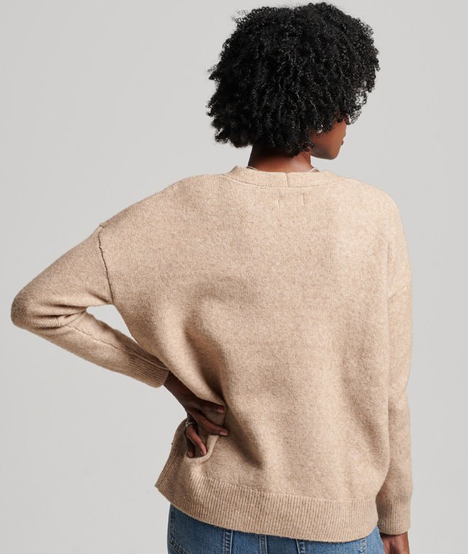 Superdry Isabella Slouch V-Neck Jumper