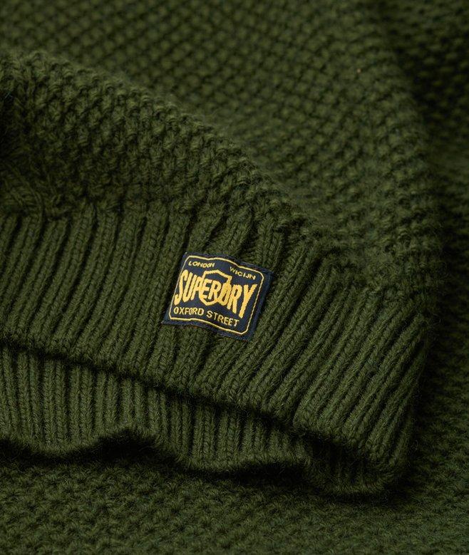 Superdry Jacob Cable Knit Half Zip Jumper